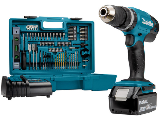 Makita cordless screwdriver & impact drill (18 V)