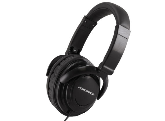 Monoprice 8324 Over-Ear / Headphones - Black