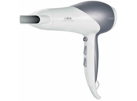 Calor CV5510C0 Hair Dryer Metallic, White 2100 W