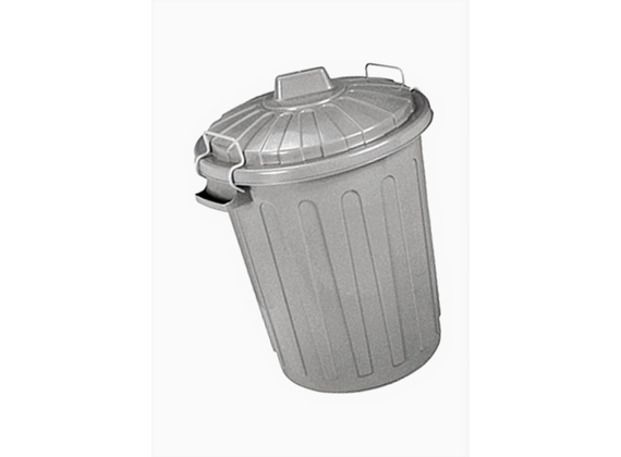 Curver feed bin with lid 23 l light gray