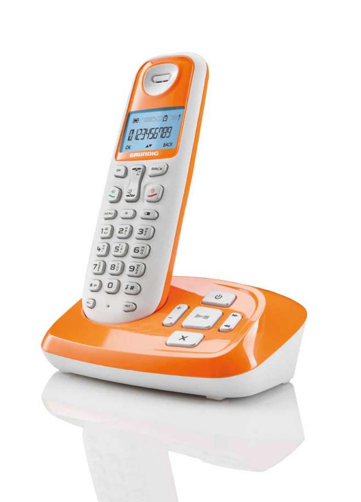Grundig D210A DECT Telephone Orange