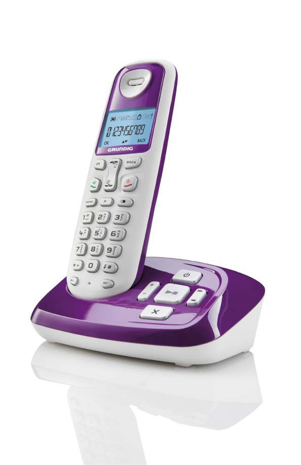 Grundig D210A DECT Telephone violet