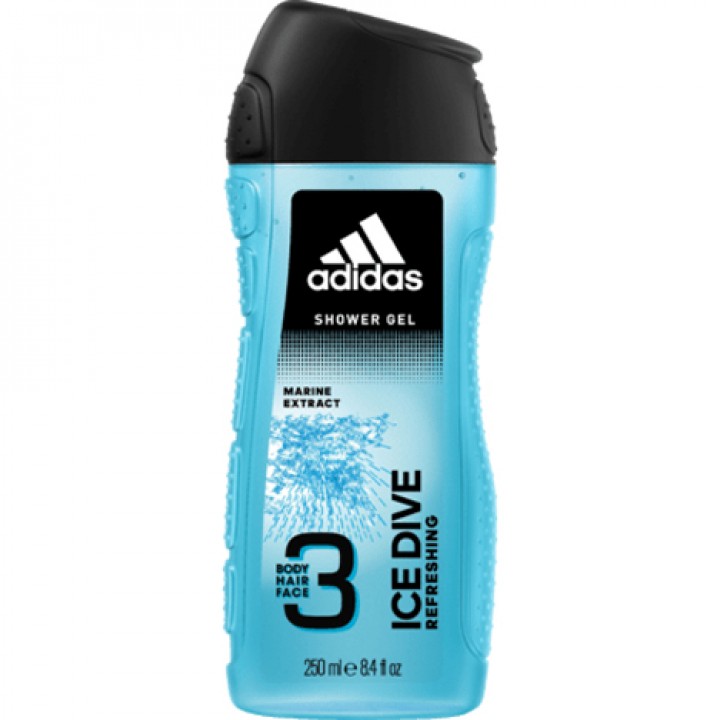 Adidas Ice Dive 3in1 shower gel 250ml