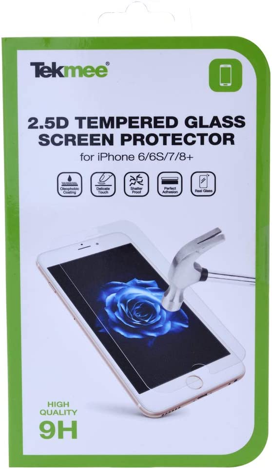 Tekmee 2.5D protective films made of hardened glass for iPhone 6/6s/7/8+