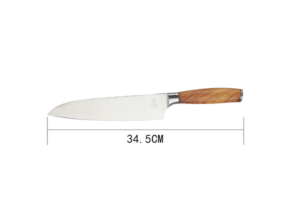 Laguiole Chef\'s knife - Olive wood handle
