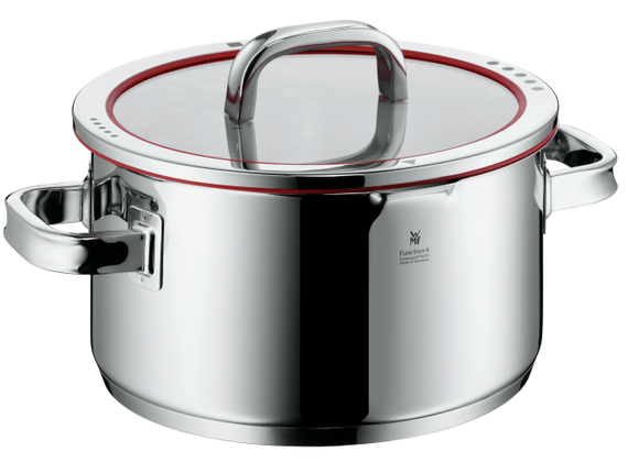 WMF function 4 0761246380 cooking pot high with glasses