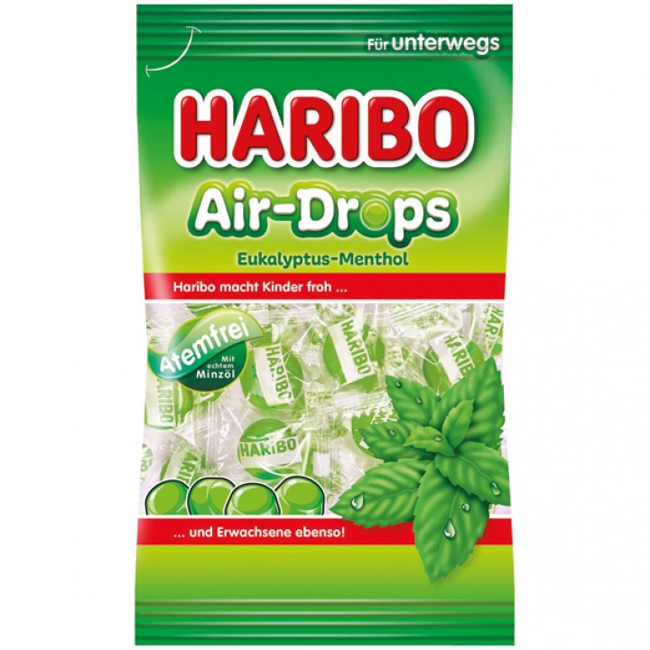 Haribo Air-Drops Eucalyptus-Menthol 100g