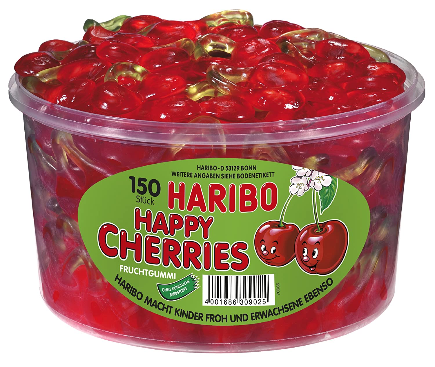 Haribo Happy Cherries 150s (best before: 31.07.2022)