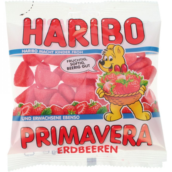 Haribo Primavera Strawberries 100g