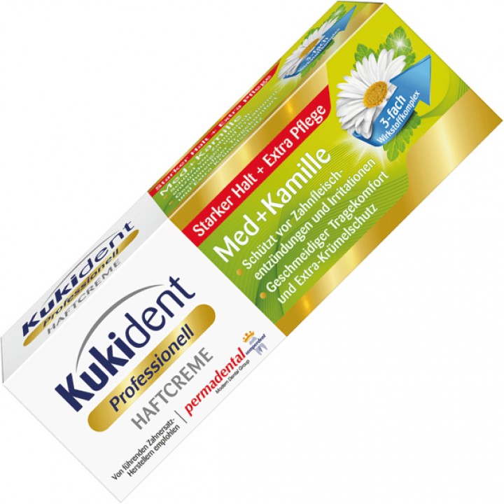 Kukident Super Adhesive Cream Extra Strong 40g Camomile