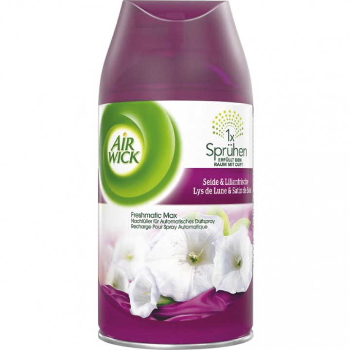 Airwick FreshMatic refill pack silk & lily 6x 250ml value pack