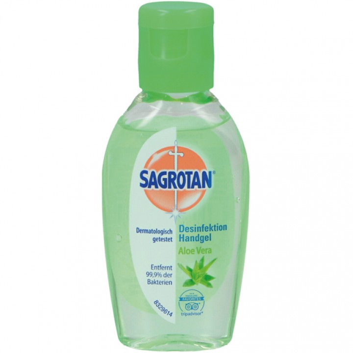 Hand disinfecting gel Sagrotan 50ml aloe vera