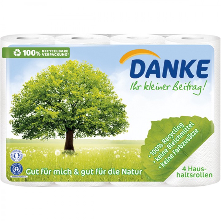 DANKE kitchen roll 3-ply 12x 4x45 sheets value pack