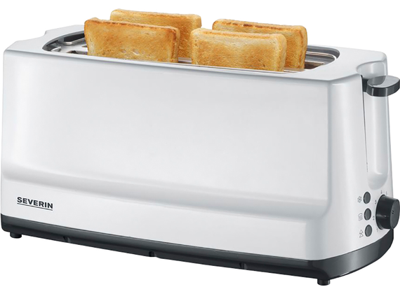 Severin AT 2234 Toaster 4 Slice (s) Gray, White 1400