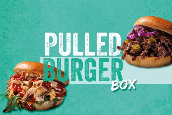 Gourmetfleisch Pulled Burger Box
