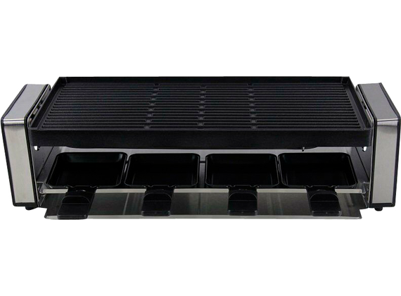 Unold Finesse Raclett - Black - 1100 W - 8 pans