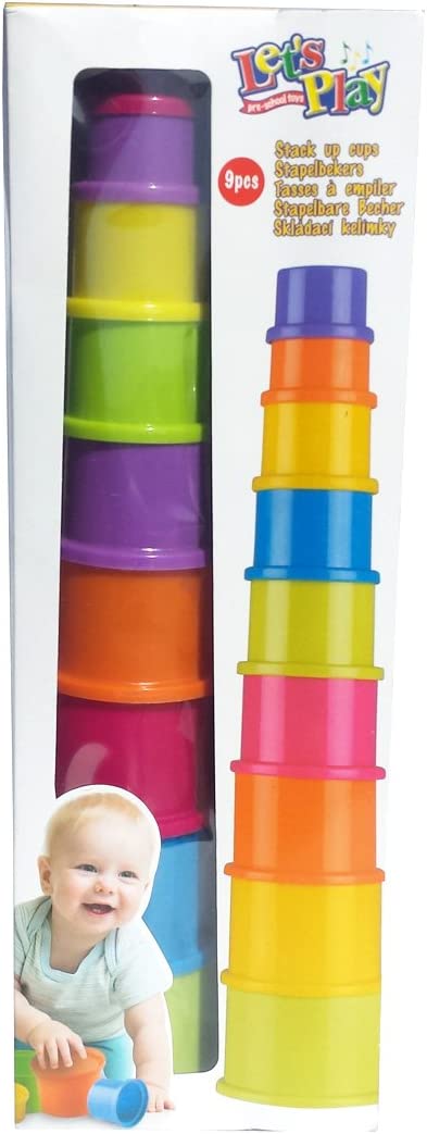 Let's play colorful stacking cup