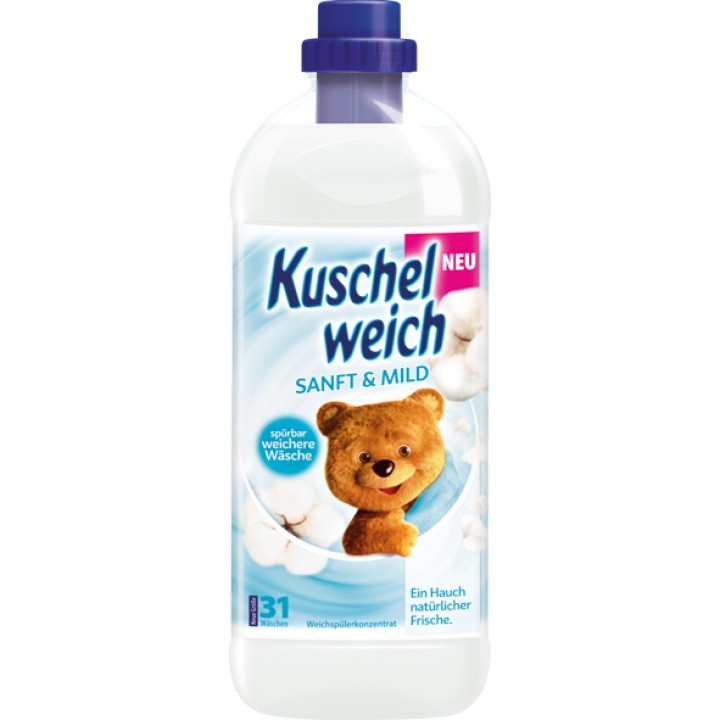 Kuschelweich softener soft & mild 33WL 12x 1000ml value pack