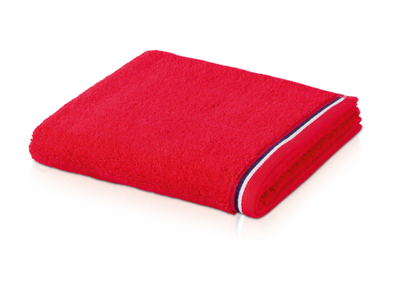 Möve guest cloth Athleisure Doubleface Uni 50x30 red