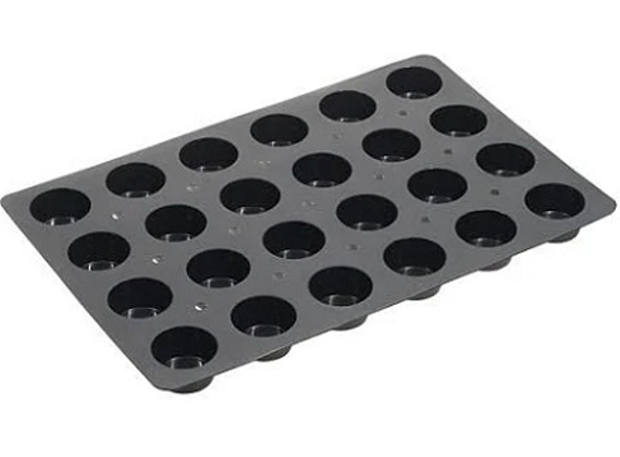 Lurch 67108 Flexigastro baking pan made from 100% BPA-free platinum silicone 24 muffins