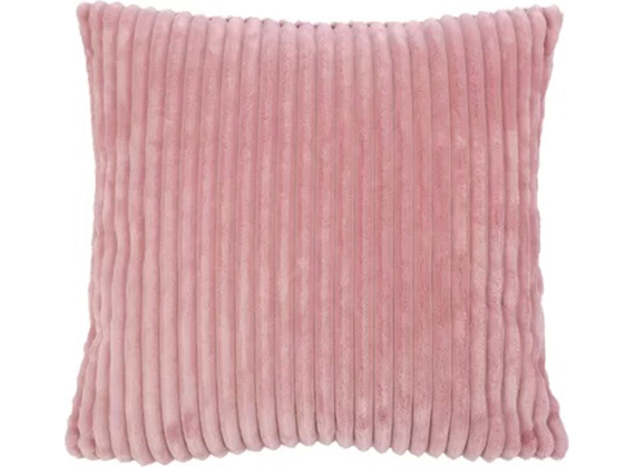 Cord pillow, filled, 50 x 50 cm, color old pink