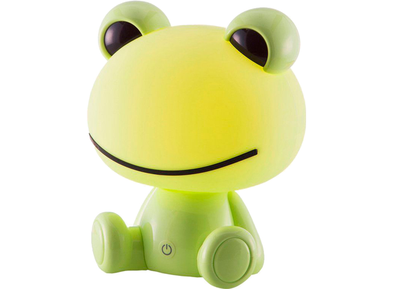 Nino LED table lamp Frog plastic, green