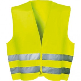 Warning vest neon for the car according to standard EN ISO 20471