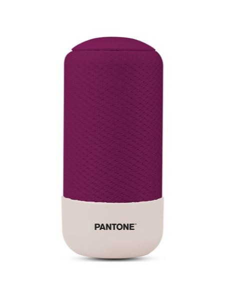 Pantone Bluetooth speaker purple stereo