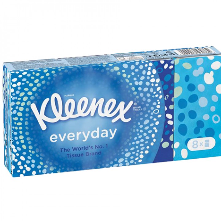 Kleenex handkerchiefs 8x9 pieces, 2-ply