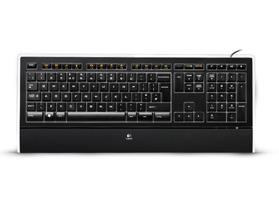 Logitech K740 keyboard USB QWERTZ black