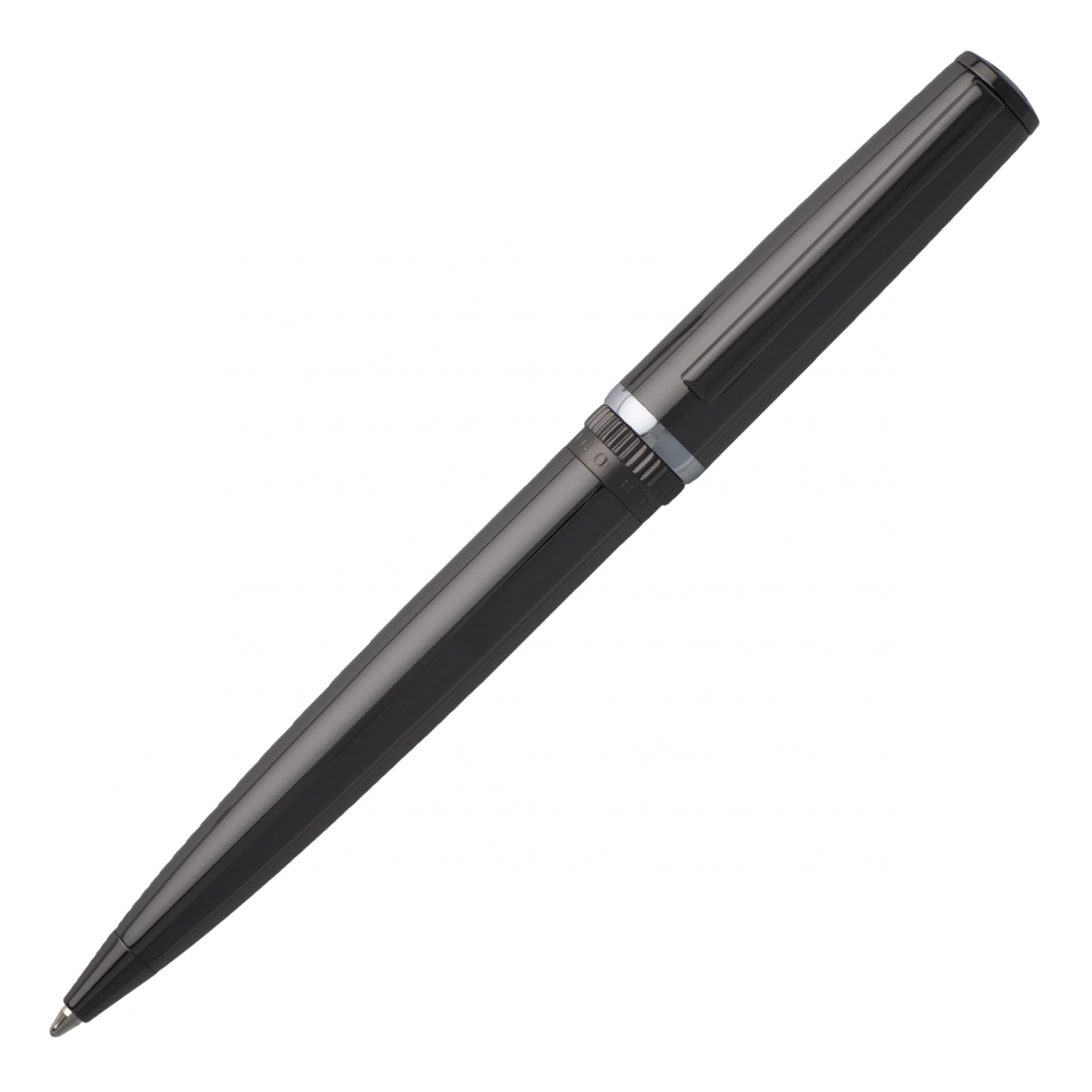 Hugo boss ballpoint pen Gear Metal Dark Chrome