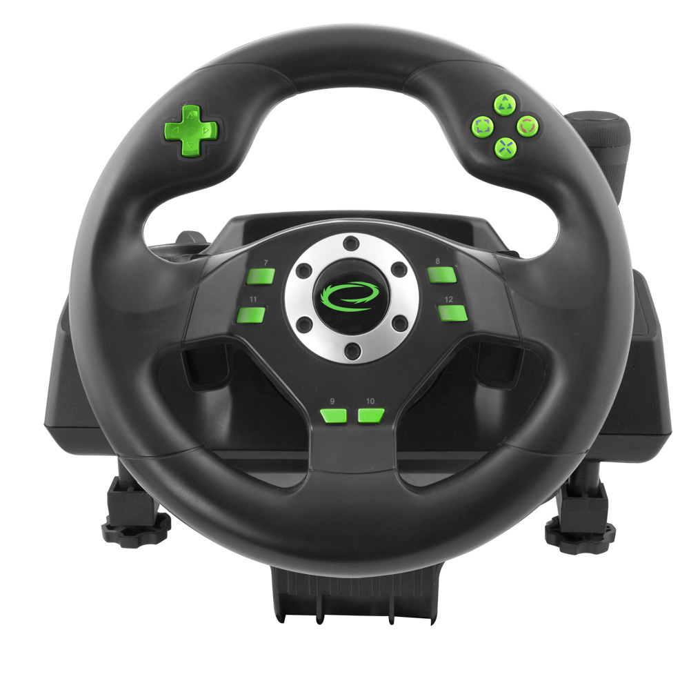 Esperanza Steering wheel for PC and PS3 DRIFT, black