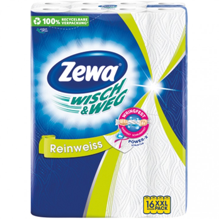 Household roll Zewa wipe & away 16x45 sheets
