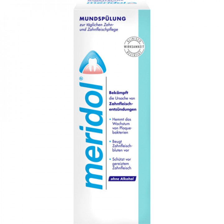 Meridol mouthwash 400ml without alcohol