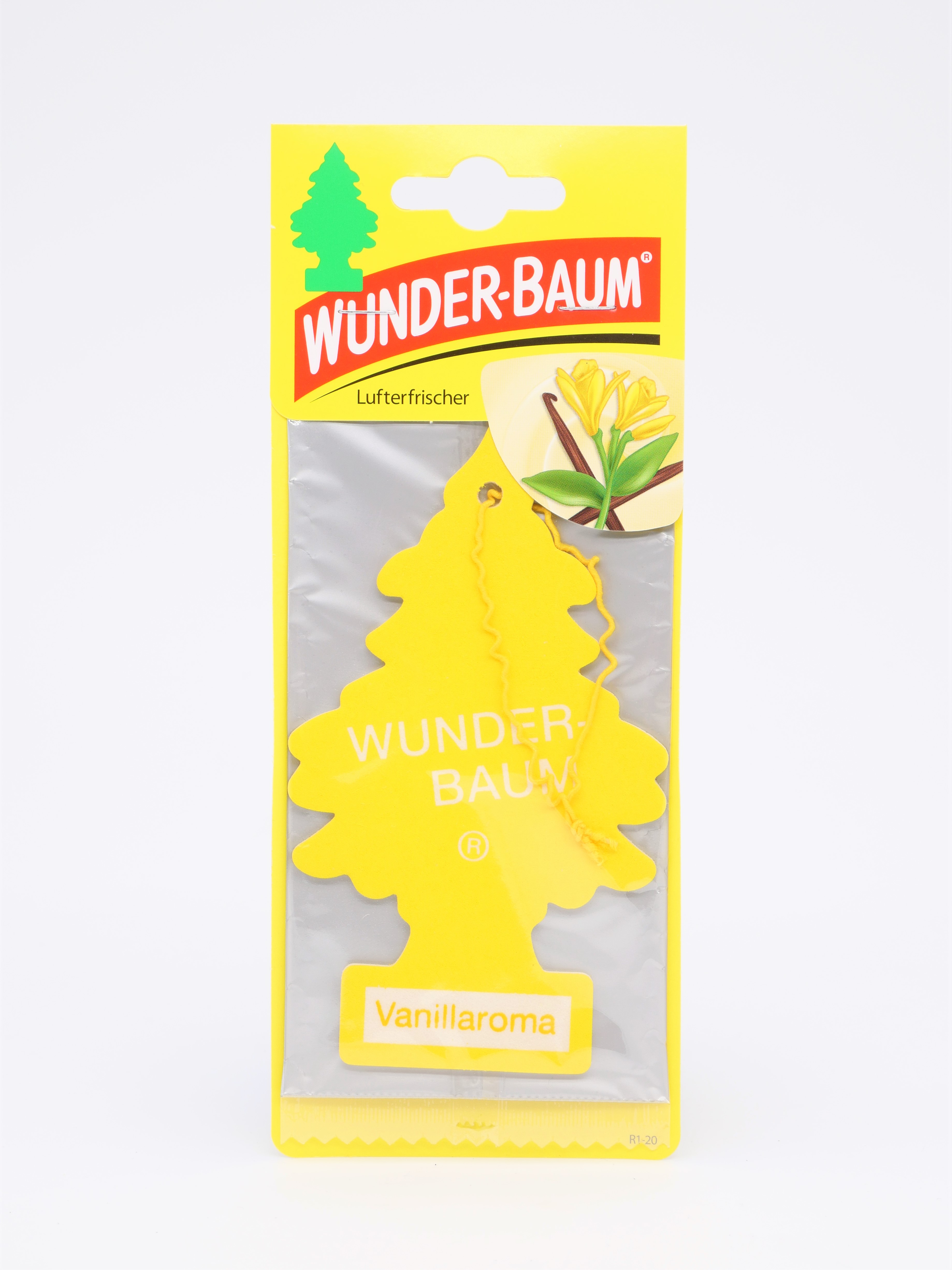 Fragrance air freshener Wunderbaum 12x7cm vanilia
