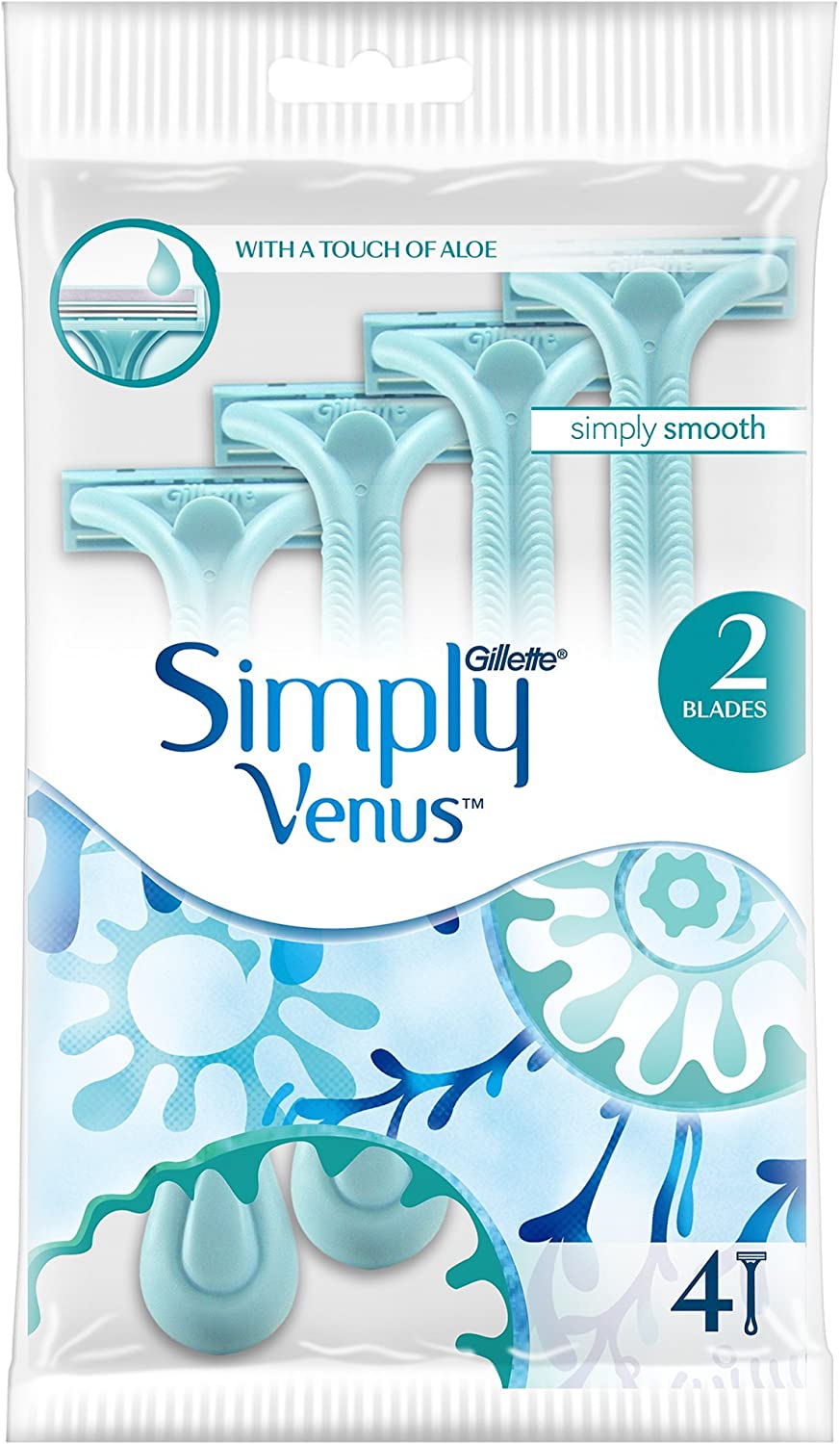 Gillette Venus Simply 2 disposable razors 20x 4 pcs value pack