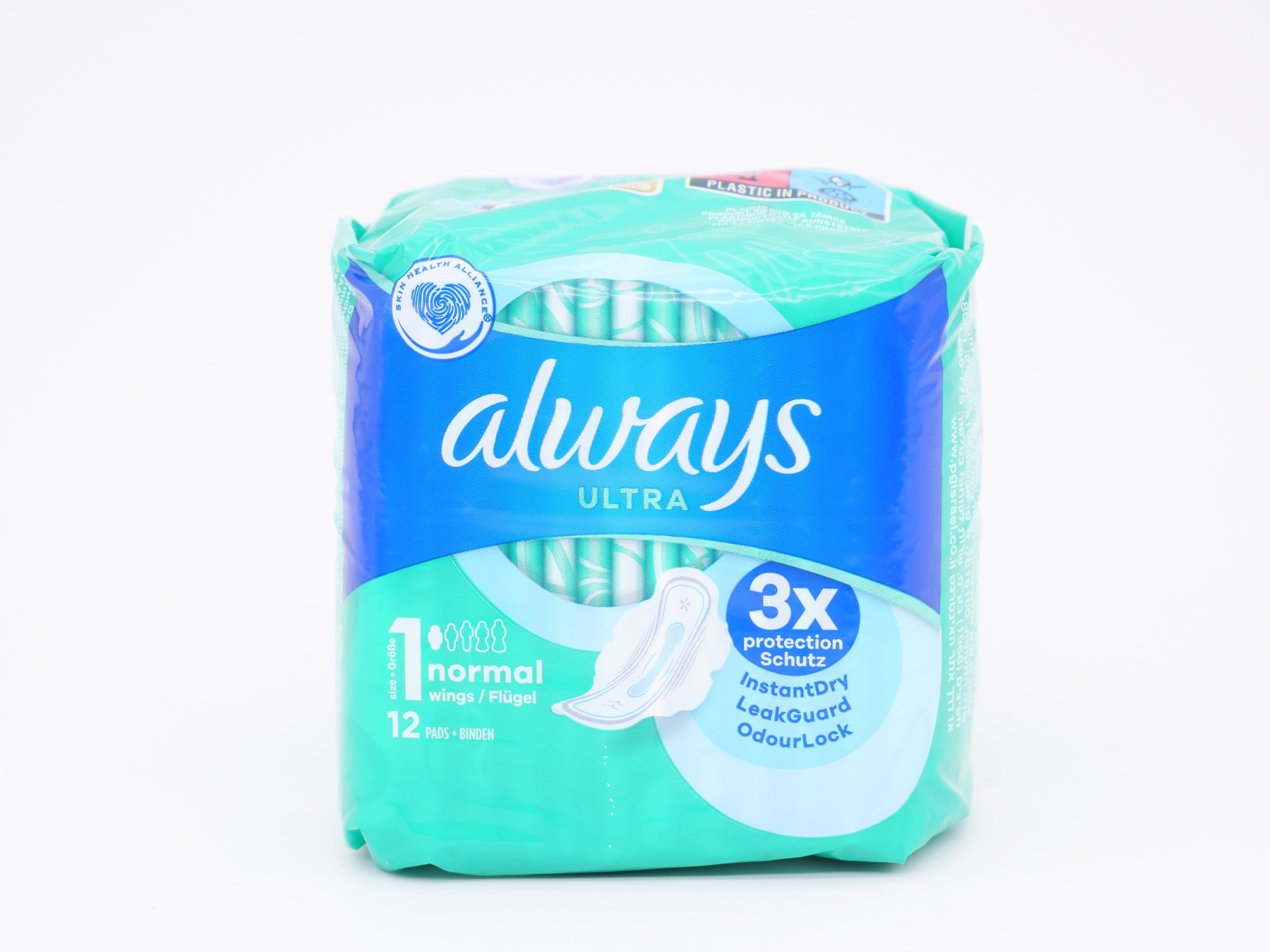 Always Ultra Thin Sanitary Pad Normal with Wings 12pcs