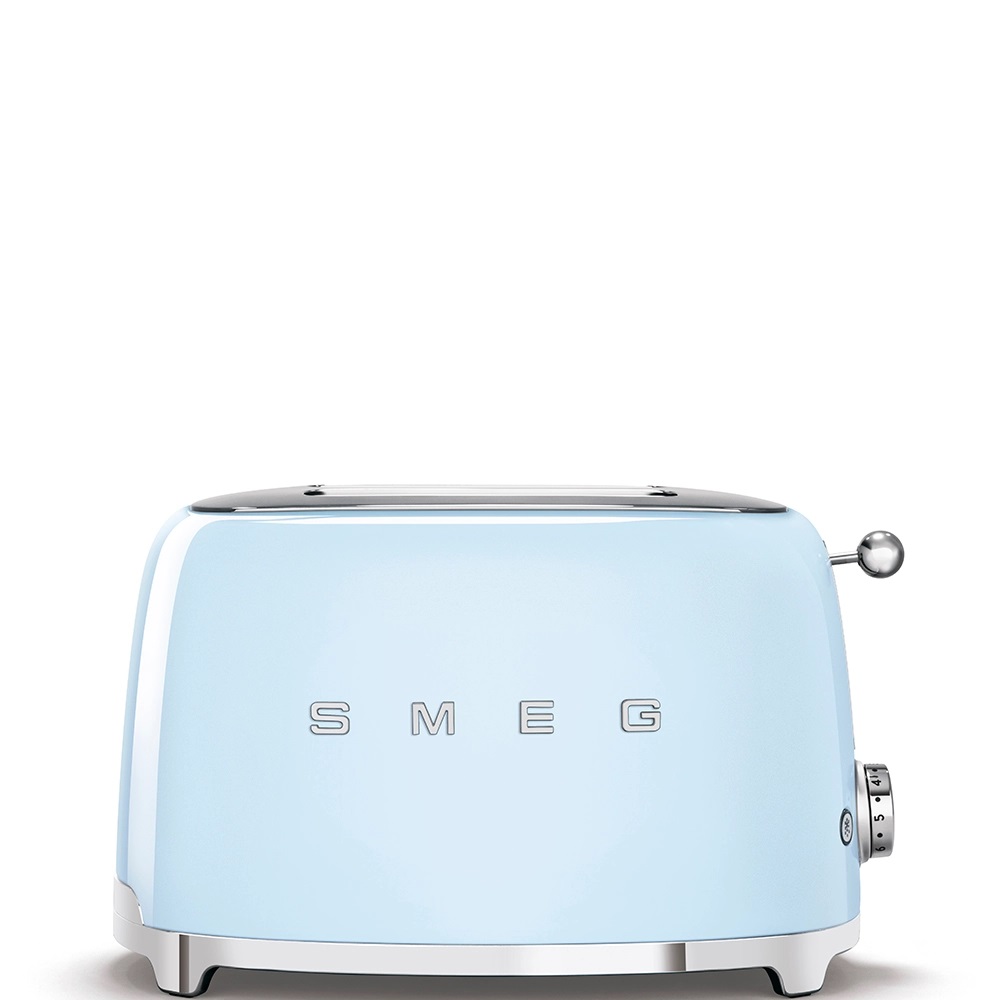 SMEG 50s style toaster, 2 compartments Pastell blue TSF01PBEU