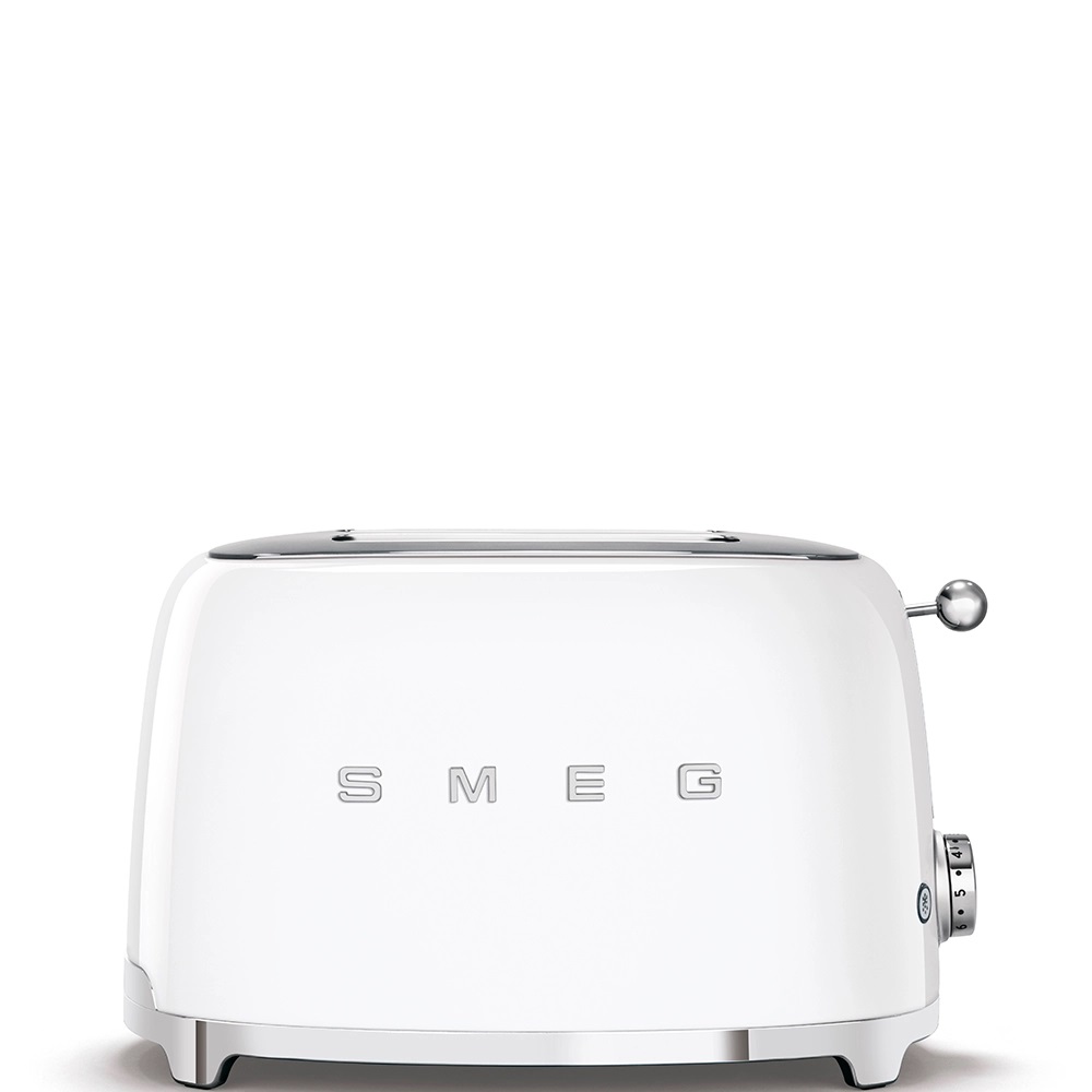 SMEG 50s Style Toaster 2 Slots White TSF01WHEU