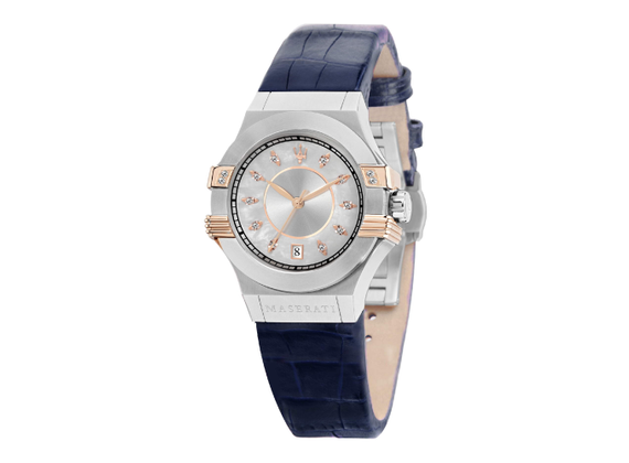 Maserati women\'s wristwatch potenta, 35mm, blue noble