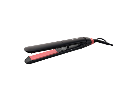 Philips Essential BHS376-00 hair straightening brush, black / pink