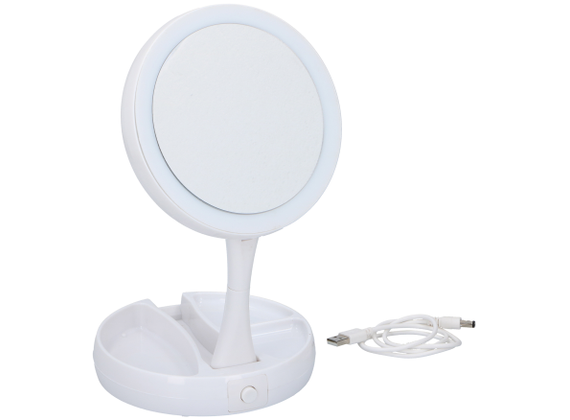 Grundig LED cosmetic mirror lamp, foldable, BATT
