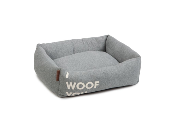 Beastate lying bed i woof you gray