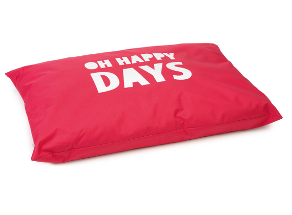 Beager dog pillow Happy Days Rot 100x70cm