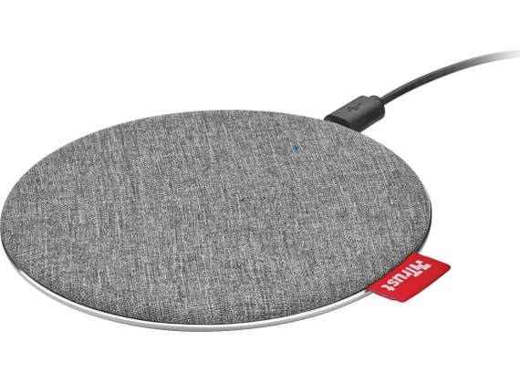 Trust Fyber10 fast wireless Qi charger - gray