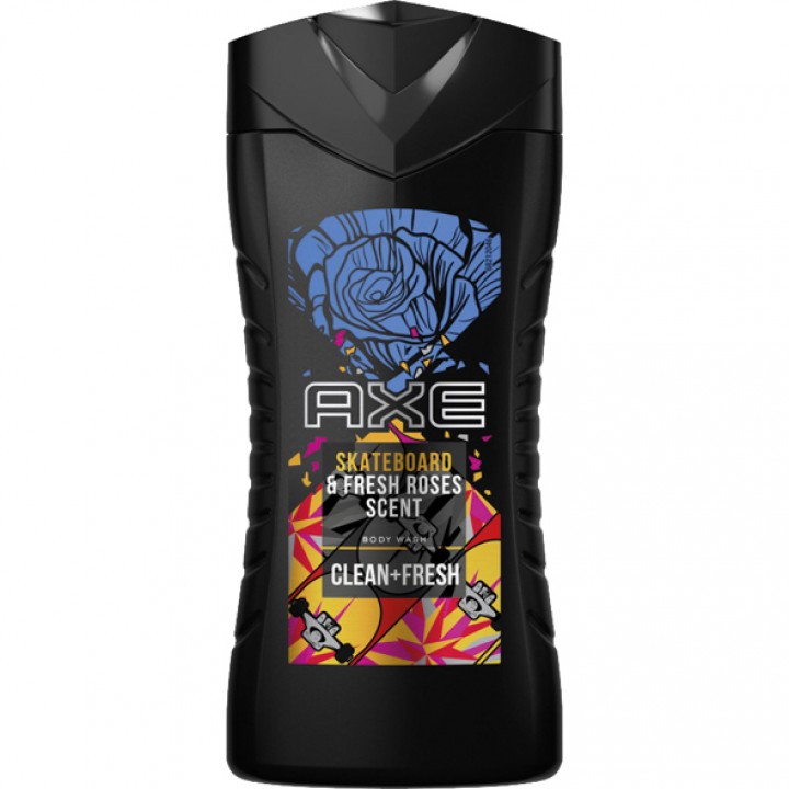 Axe Skateboard Fresh Rose Shower Gel 250ml