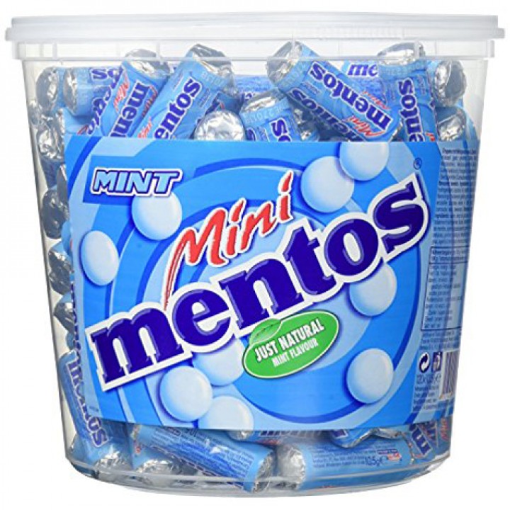 Food Mentos Mini Kaubonbon Mint 120x pcs value pack