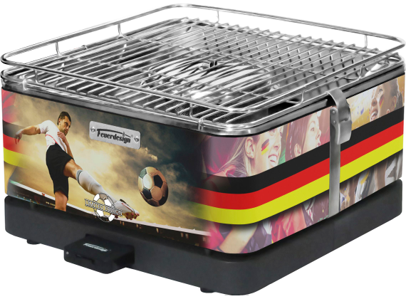 Charcoal grill Teide football Germany